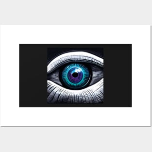 Elephant Eye Art Posters and Art